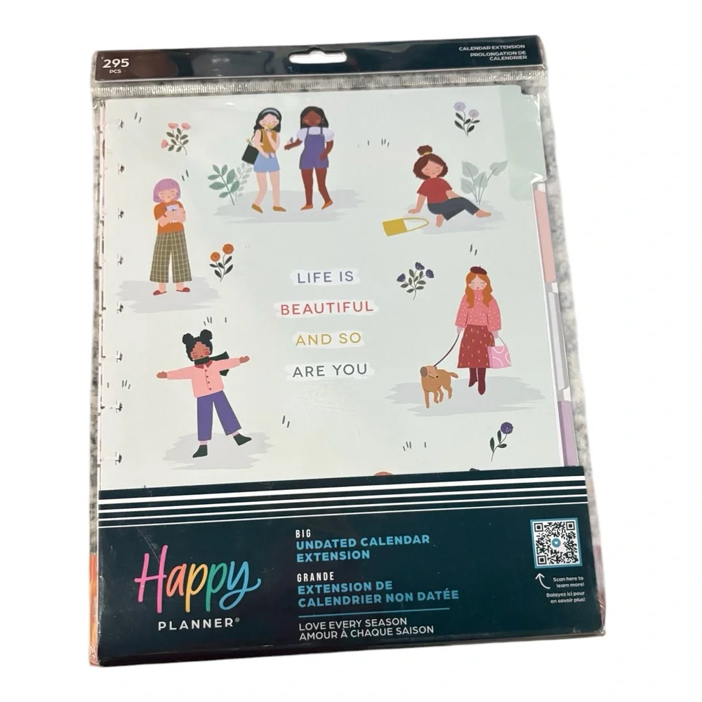 Happy Planner Squad Goals Love Every Season Big Undated Calendar Extension